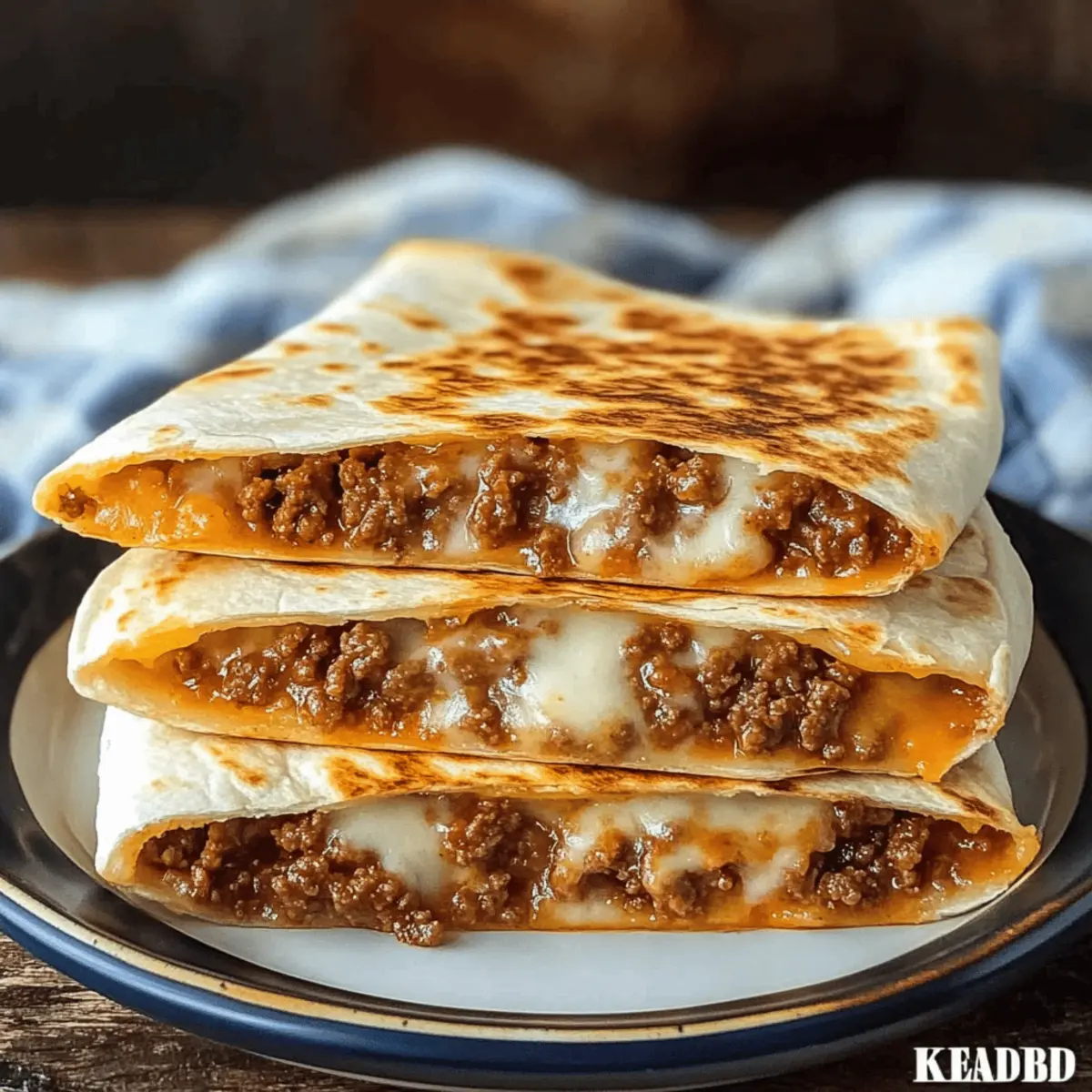 Cheesy Ground Beef Quesadillas: A Family-Friendly Delight