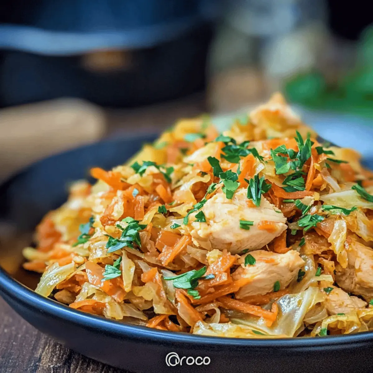 Savory Cabbage with Chicken for a Cozy Weeknight Dinner
