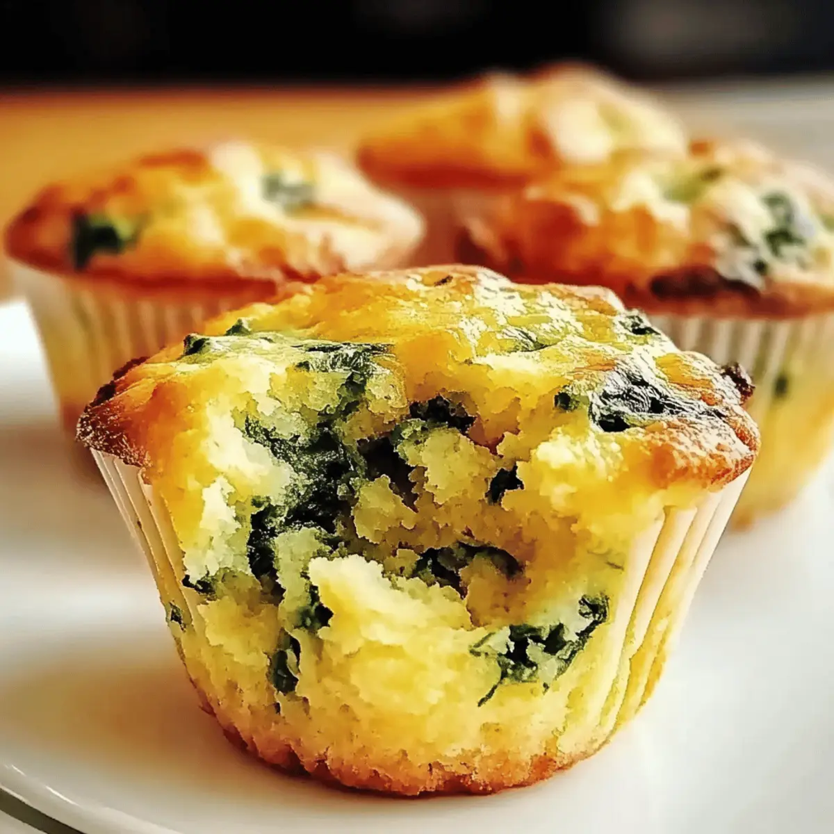 Savory Cheese & Spinach Breakfast Muffins for Busy Mornings