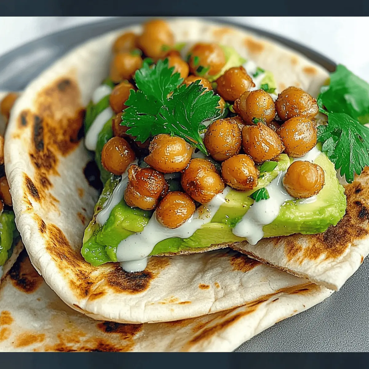Avocado Pitas & Chickpeas: A Flavor-Packed Healthy Delight