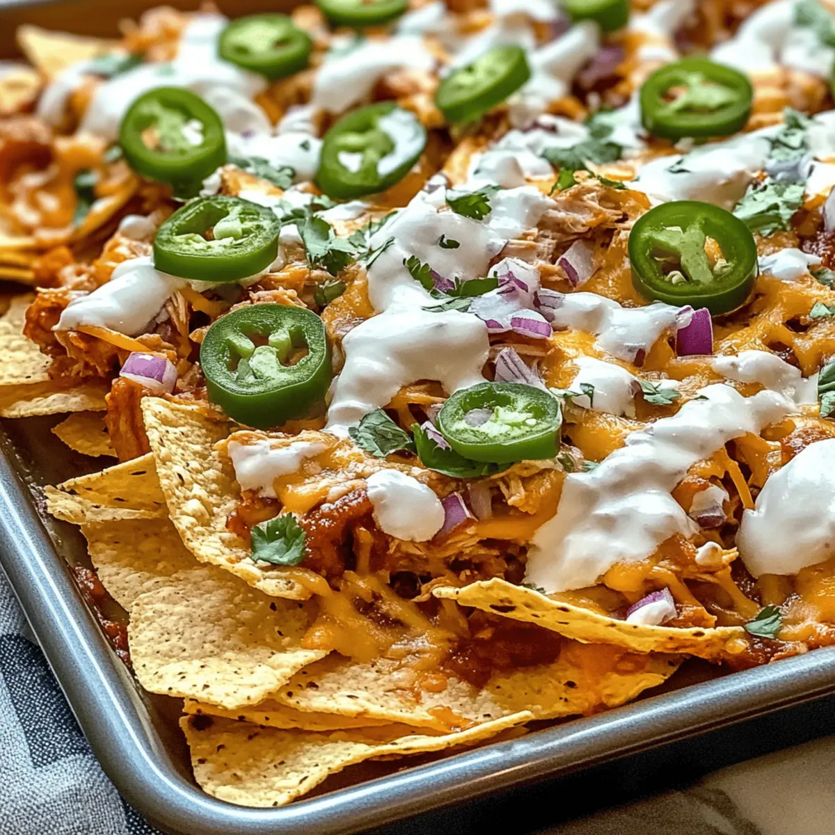 BBQ Chicken Nachos That'll Steal the Show at Your Table