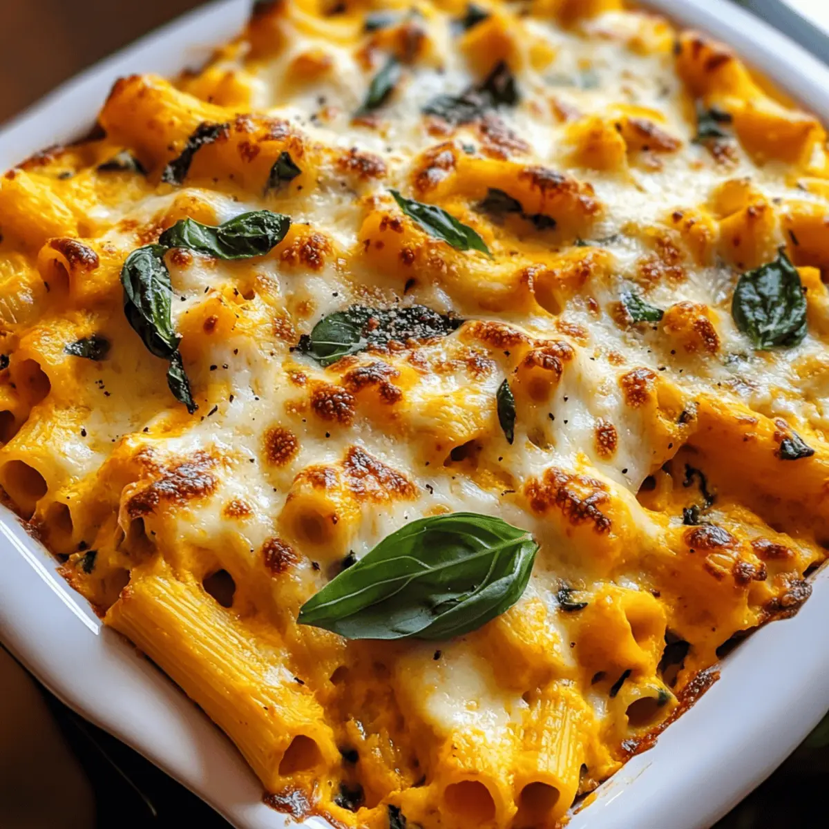 Cozy Up with Cheesy Pumpkin Ricotta Pasta Bake Delight