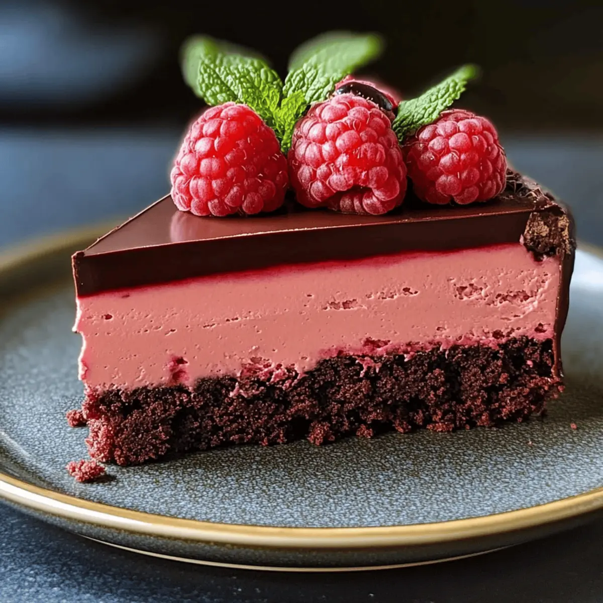 Irresistible Chocolate Raspberry Mousse Cake for Sweet Moments