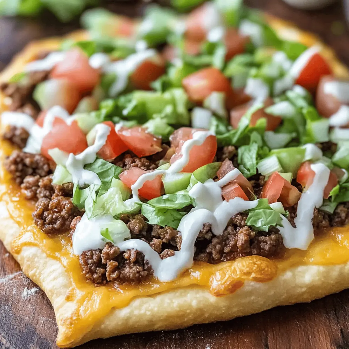 Crescent Roll Taco Pizza: A Fun Family-Friendly Dinner Delight