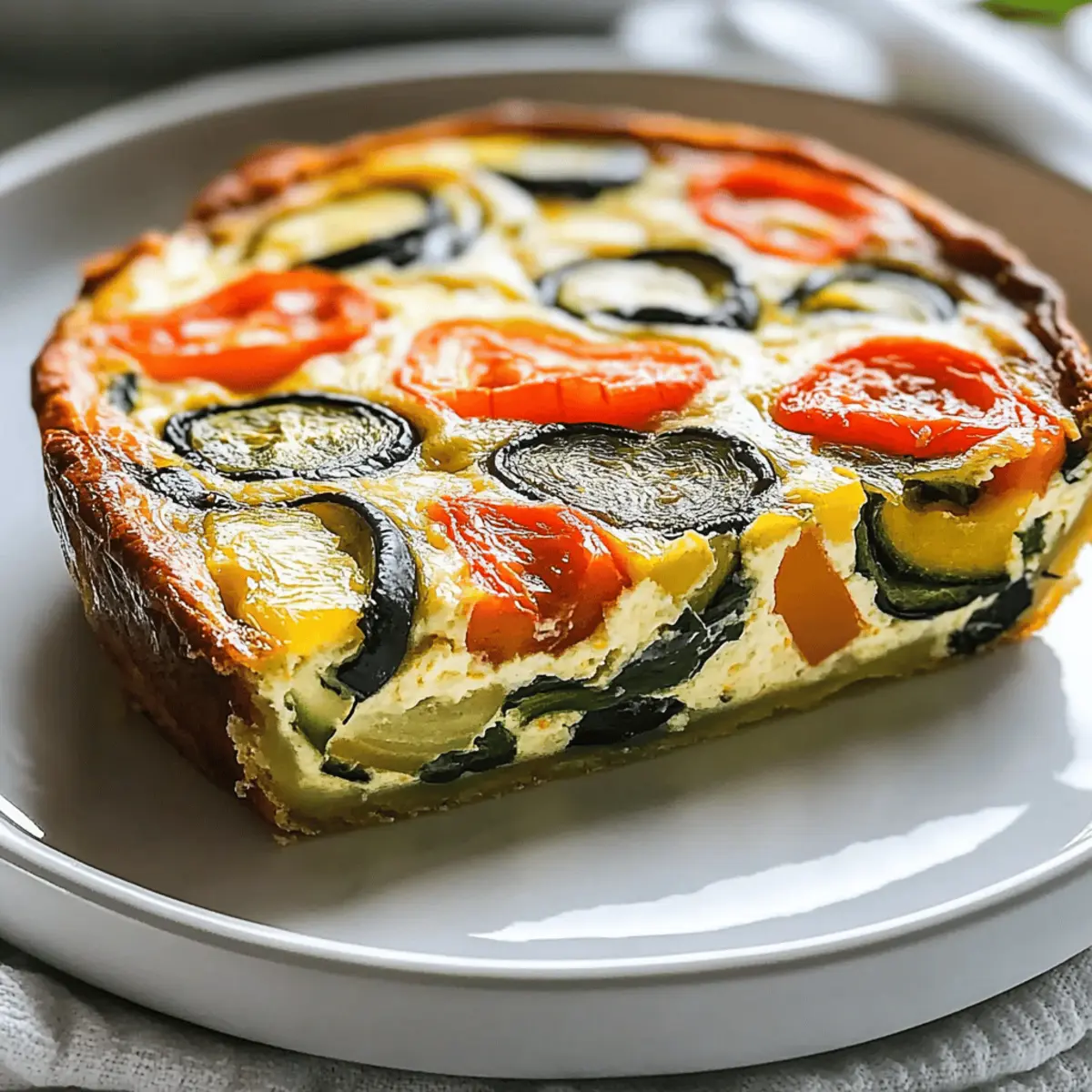 Delicious Crustless Garden Vegetable Quiche for Easy Brunch Bliss