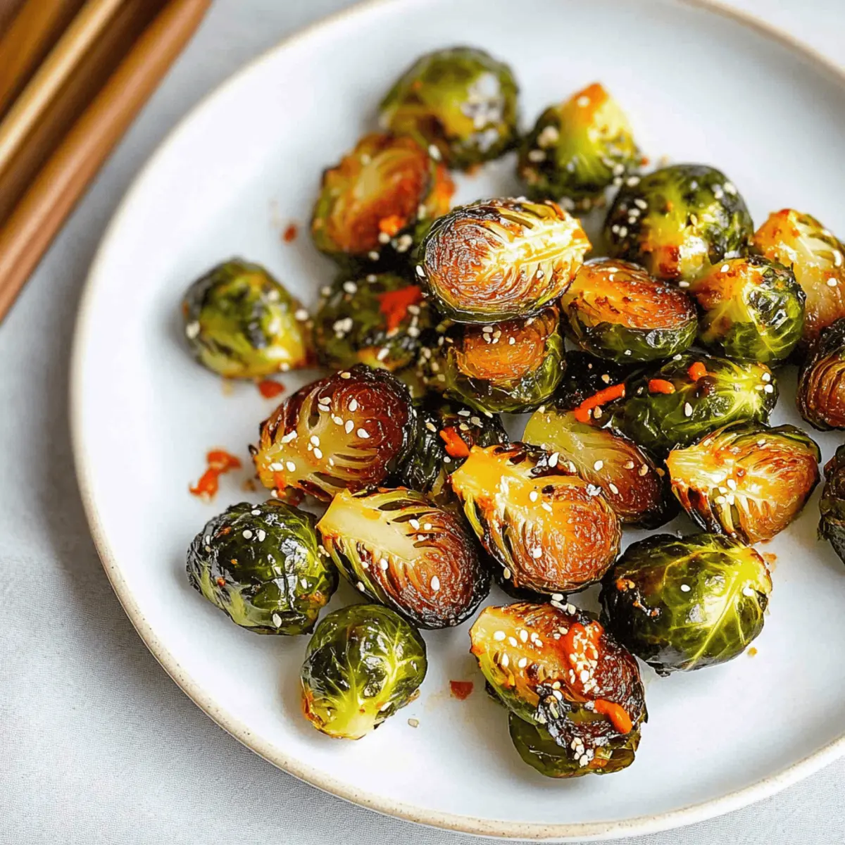 Gochujang Brussels Sprouts That Will Spice Up Your Dinner