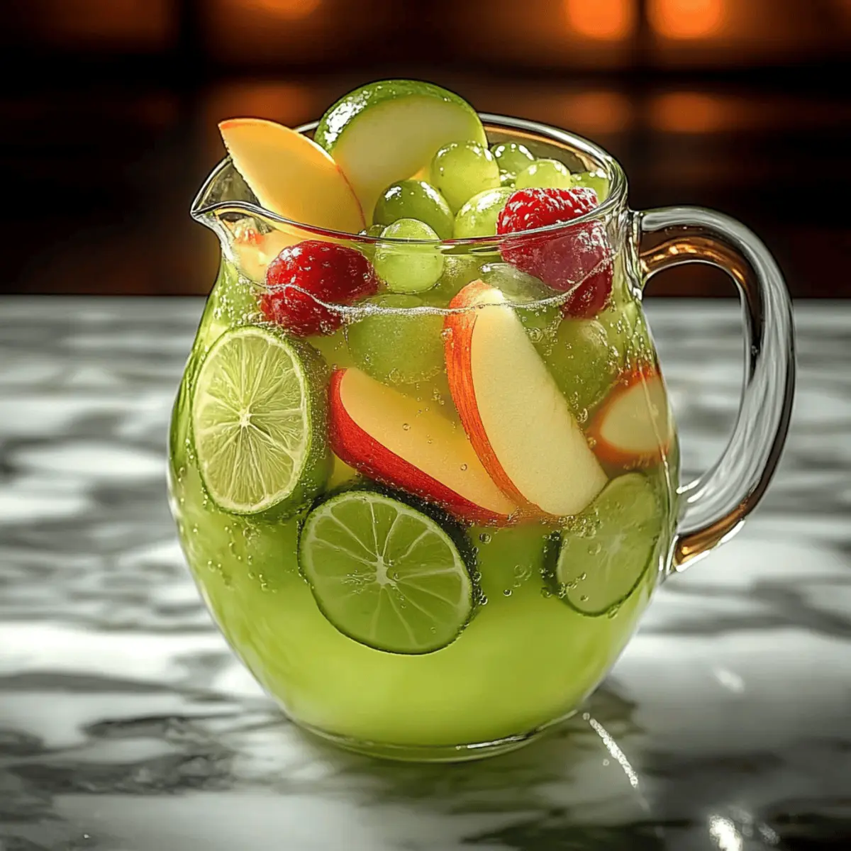 Crisp Green Apple Sangria: Refreshing Joy in Every Sip
