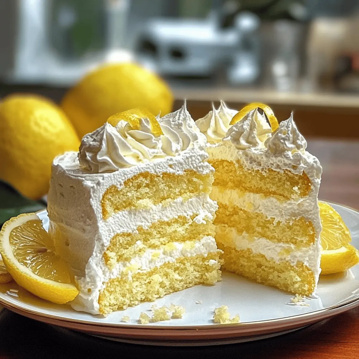 Italian Lemon Cream Cake That Brightens Up Any Day