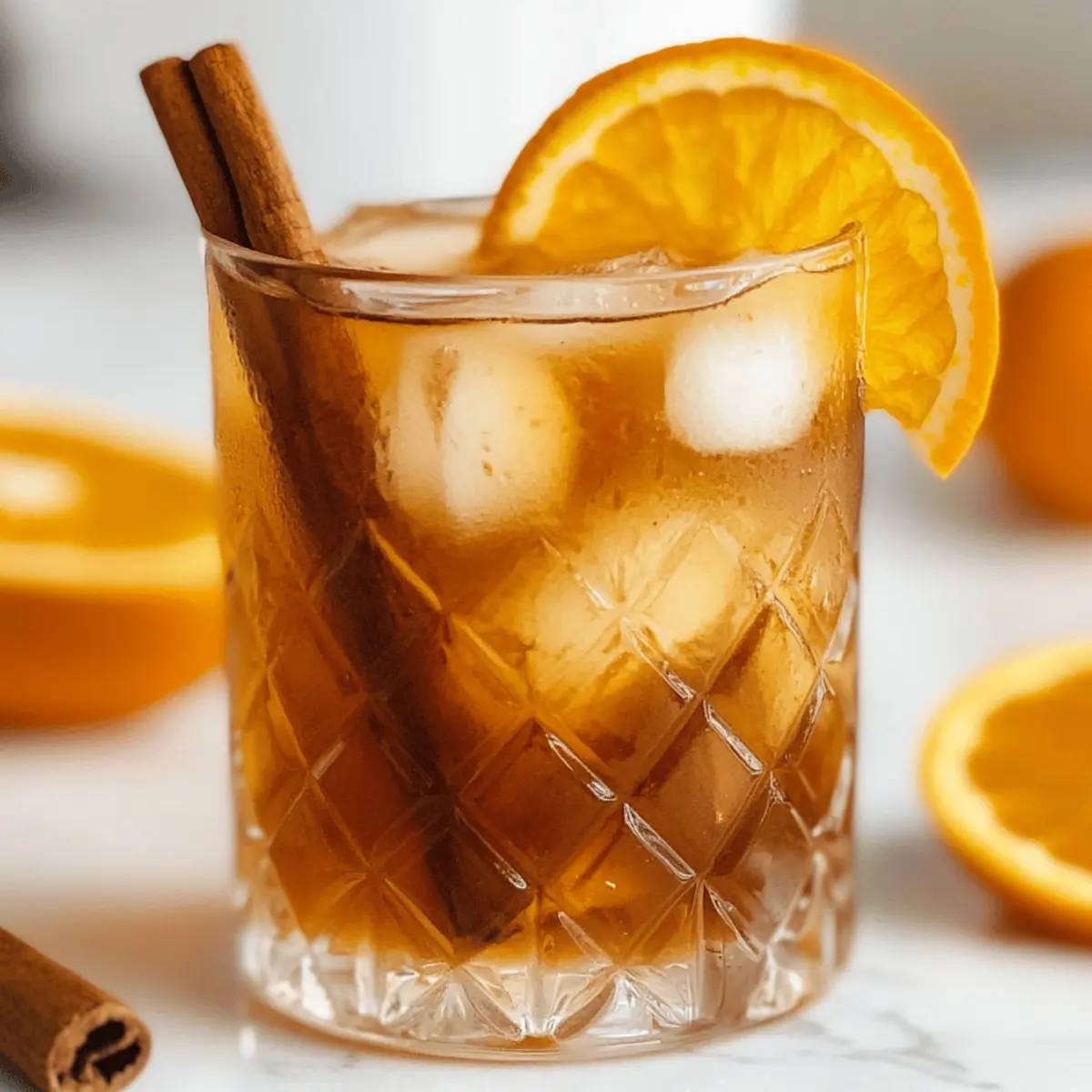 Delightful Orange Cinnamon Iced Tea for Summer Refreshment