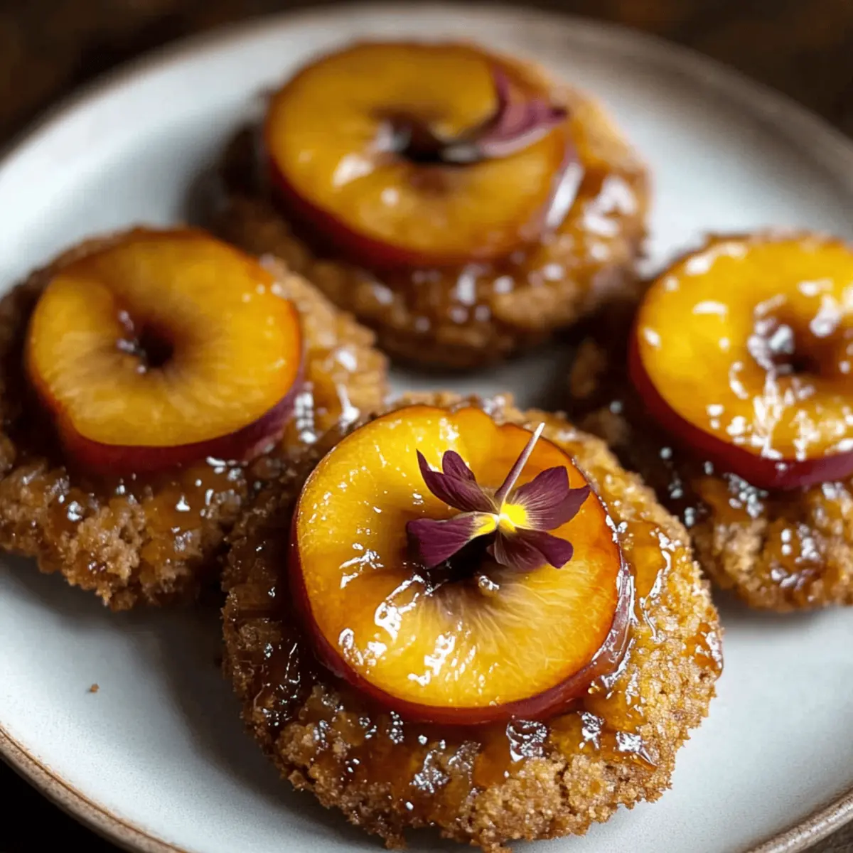 Peach Upside-Down Cookies That Will Steal Your Heart