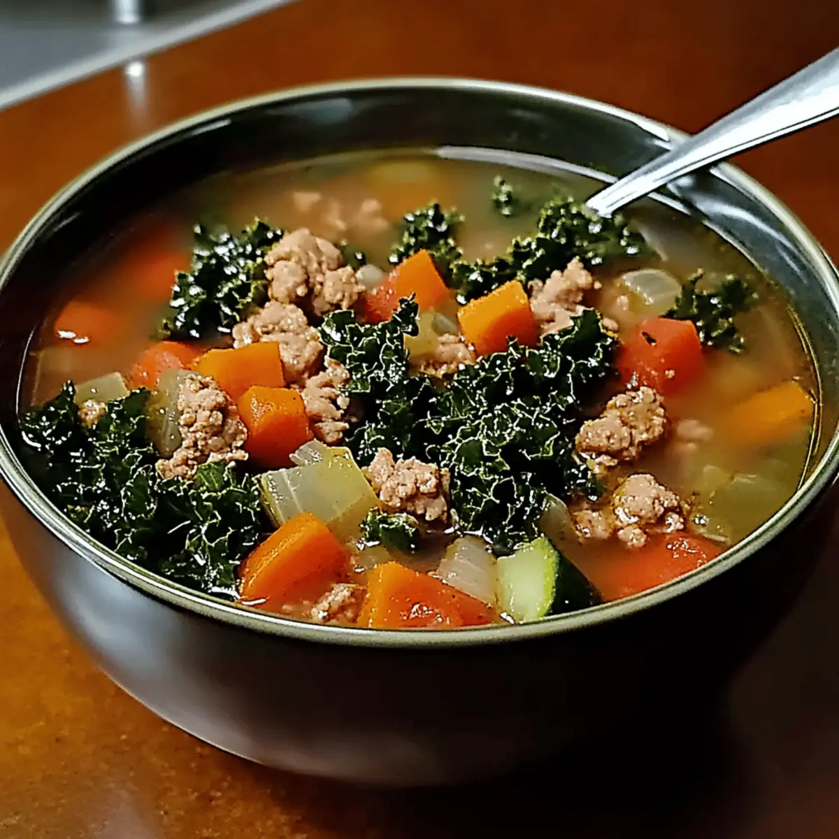 Hearty Turkey and Kale Soup for Cozy Comfort Evenings