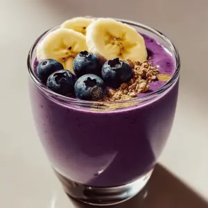 Vegan Blueberry Banana Smoothie