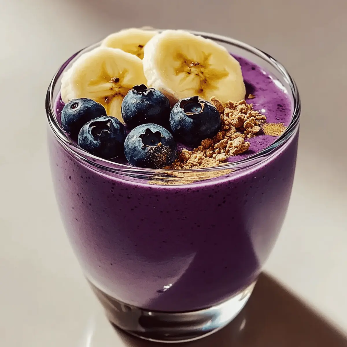 Delightfully Creamy Vegan Blueberry Banana Smoothie Recipe