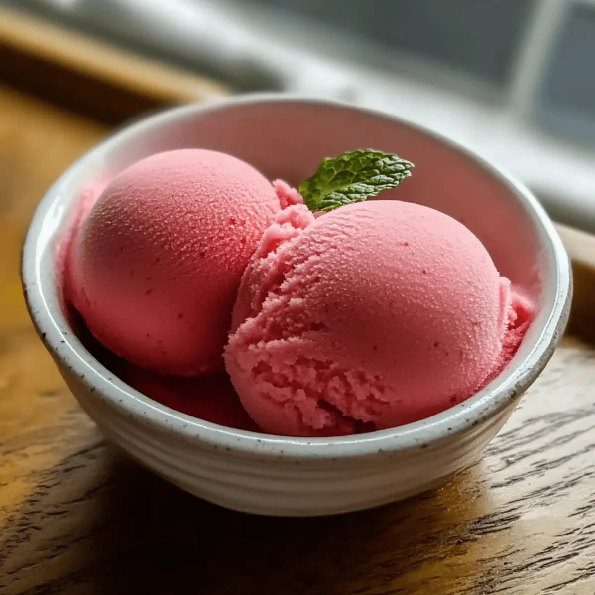 Delicious Watermelon Sorbet: Your Guilt-Free Summer Bliss