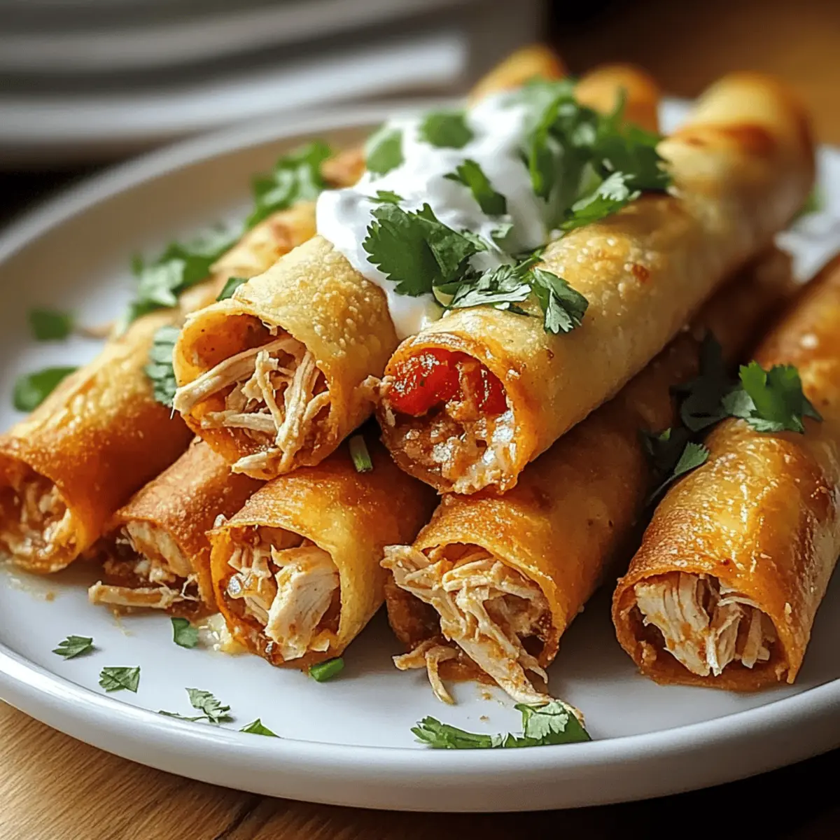 Crispy Chicken Taquitos That Will Win Over Your Taste Buds