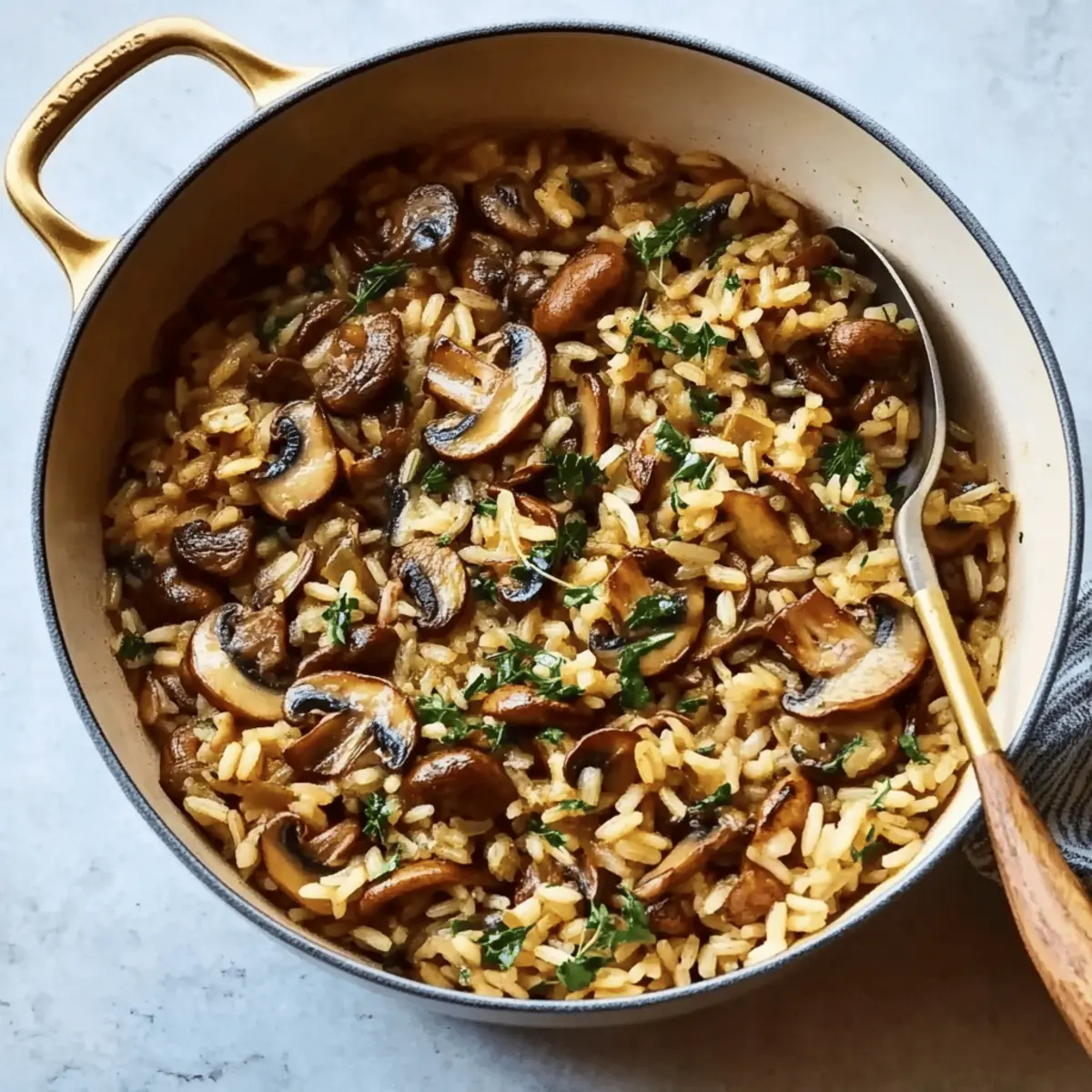 One-Pot Mushroom Rice for Ultimate Cozy Comfort