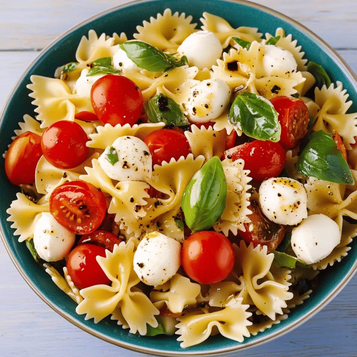 Fresh and Flavorful Caprese Pasta Salad for Easy Entertaining