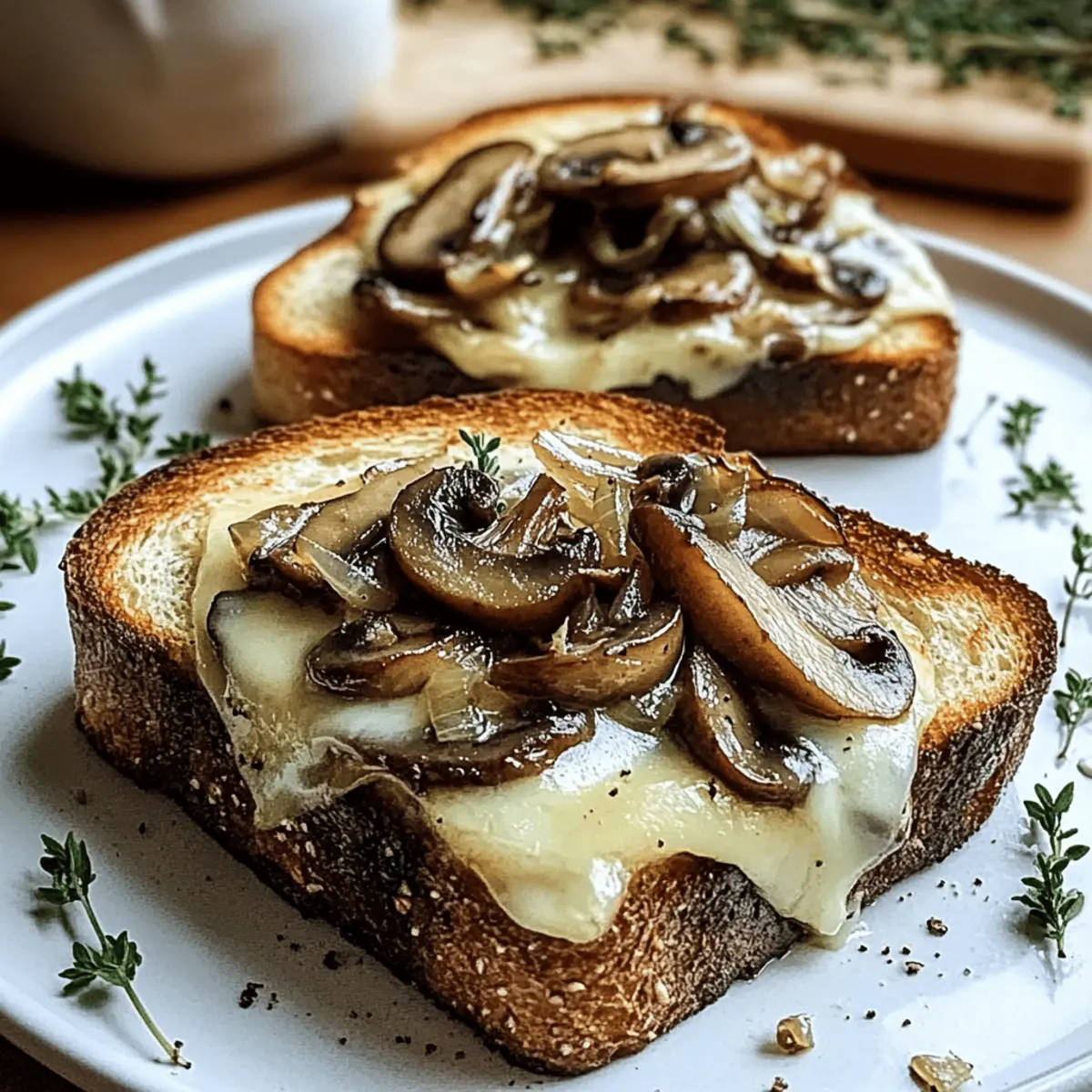 Irresistible Swiss Mushroom Melt for Your Comfort Food Cravings