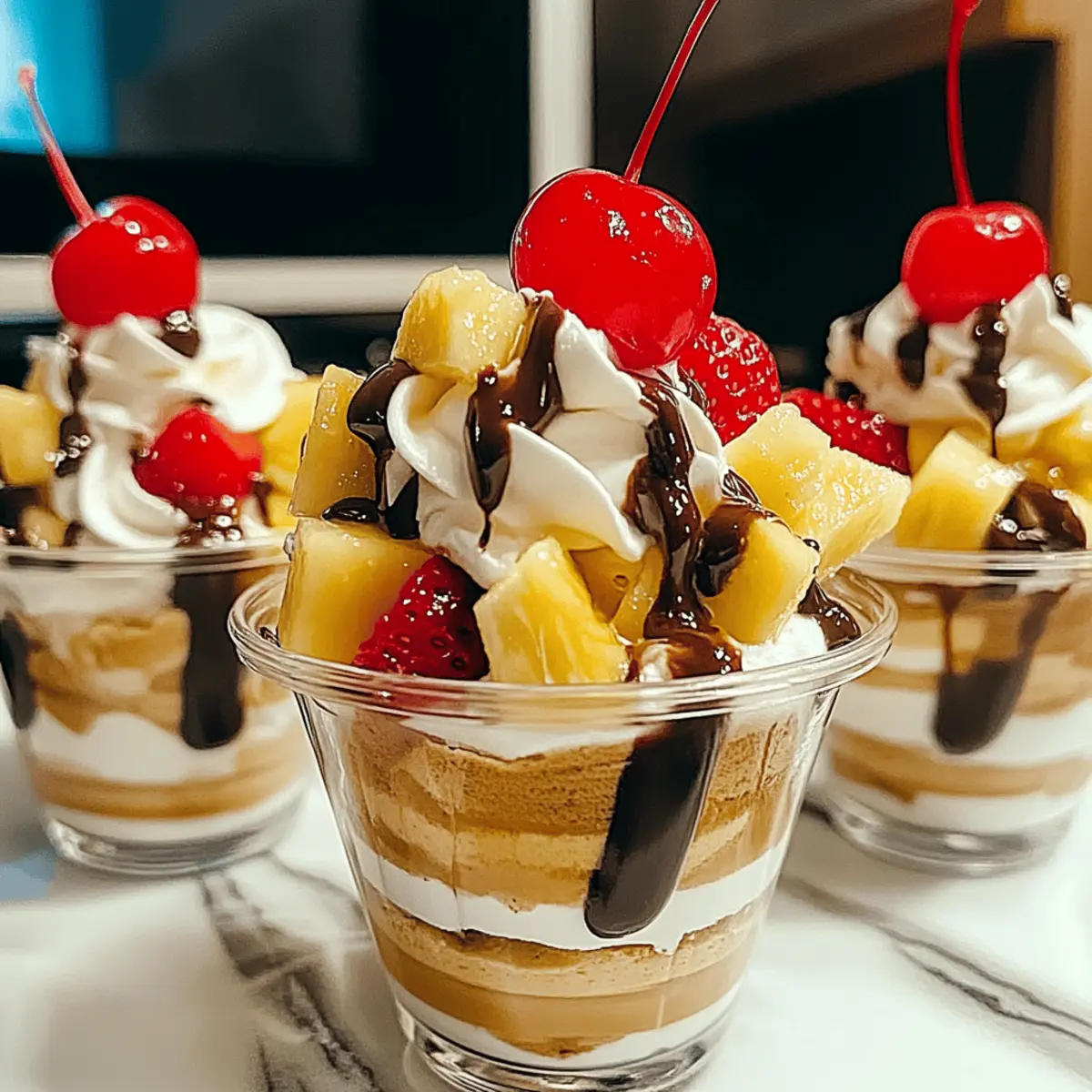 Delightful Banana Split Cups: A Fun, No-Bake Dessert!