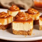 Mini Caramel Pumpkin Cheesecakes