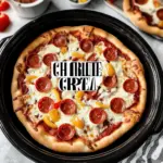 Crockpot Pizza With Deep Dish Crust Recipe