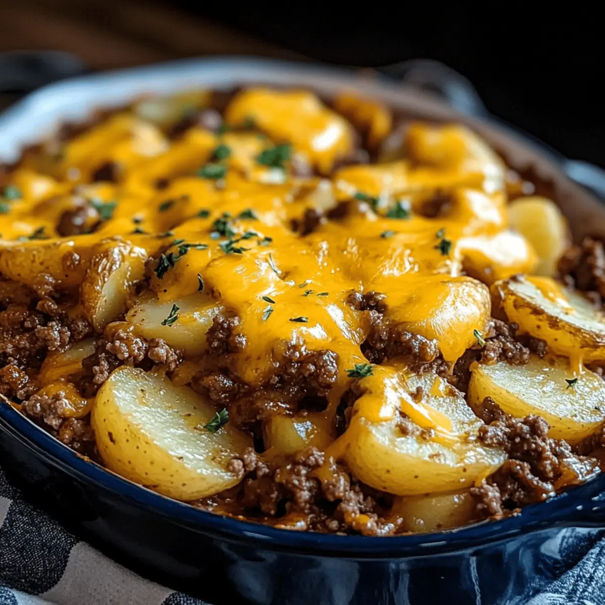 Cheesy Ground Beef and Potatoes for Comfort Food Bliss