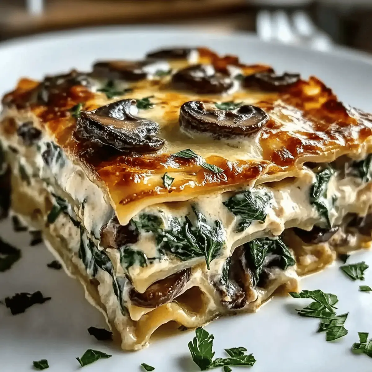 Creamy Spinach Mushroom Lasagna for Ultimate Comfort Nights