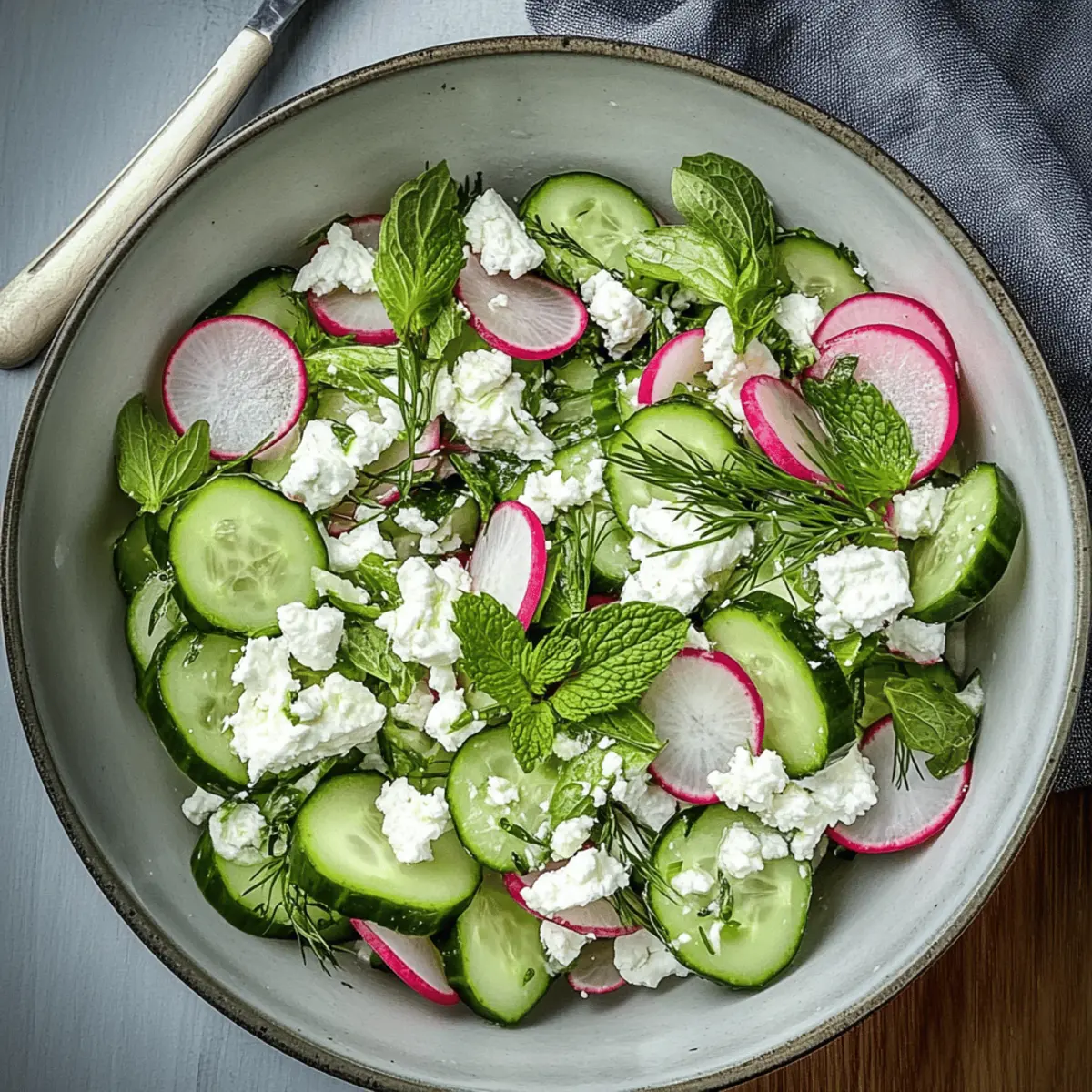 Cucumber Radish Feta Salad: Your Perfect Summer Refreshment