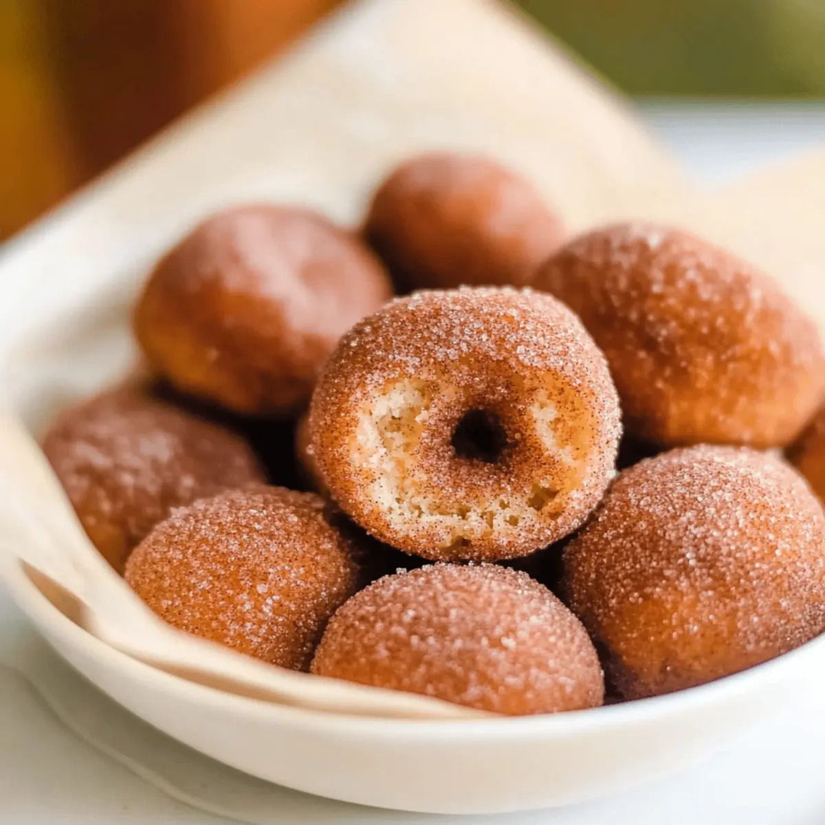Baked Apple Cider Donut Holes: Fall's Cozy Sweet Treat
