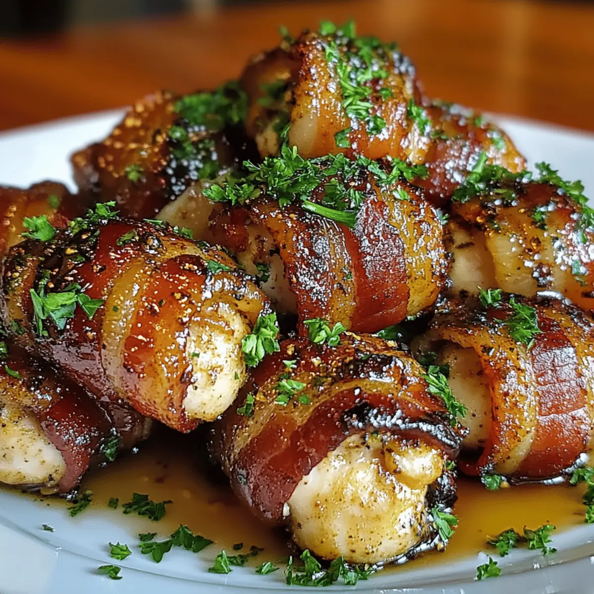Irresistible Maple Glazed Bacon Chicken Bites to Wow Your Guests