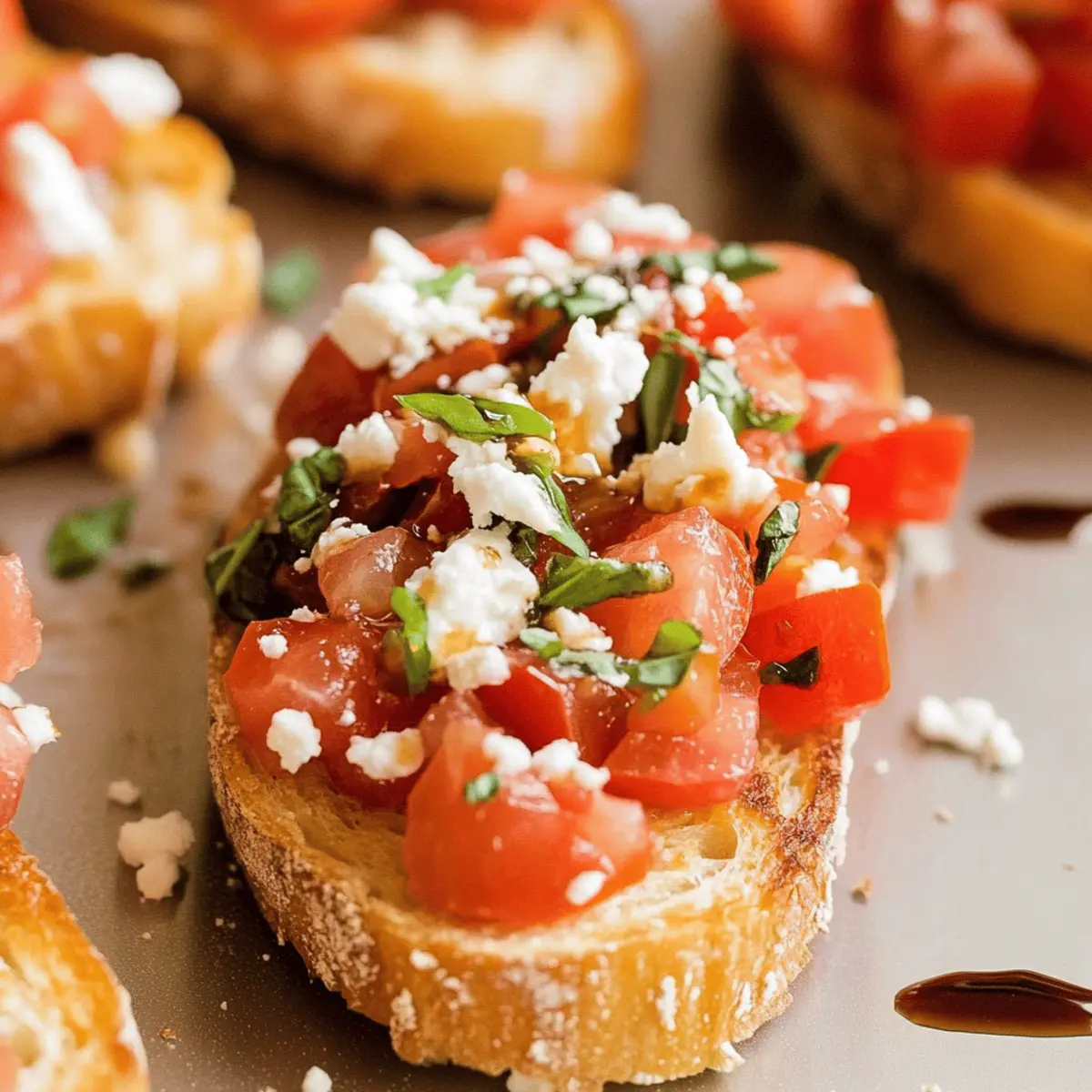 Delicious Tomato & Goat Cheese Bruschetta for Summer Bliss