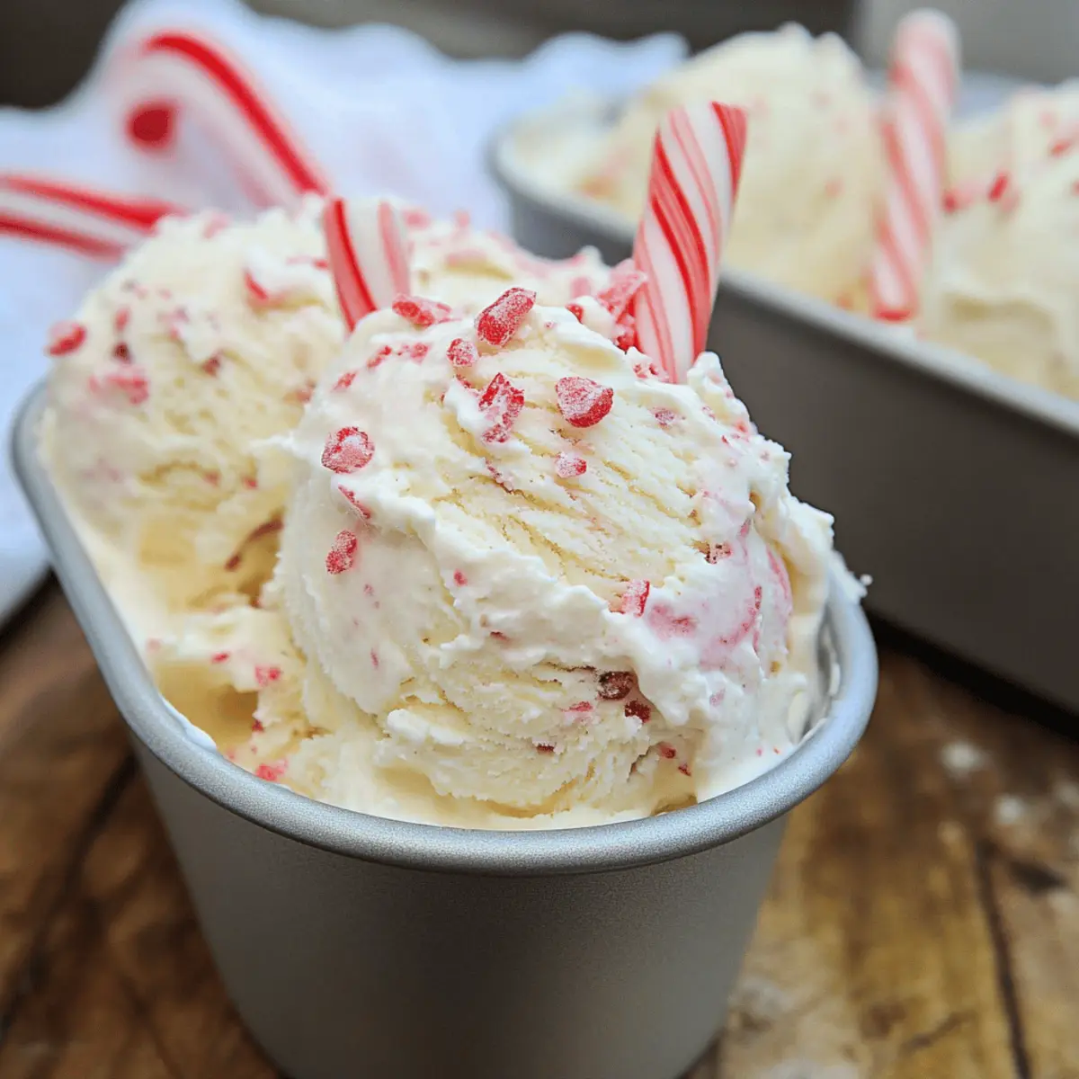 No-Churn Peppermint Ice Cream for a Festive Holiday Chill