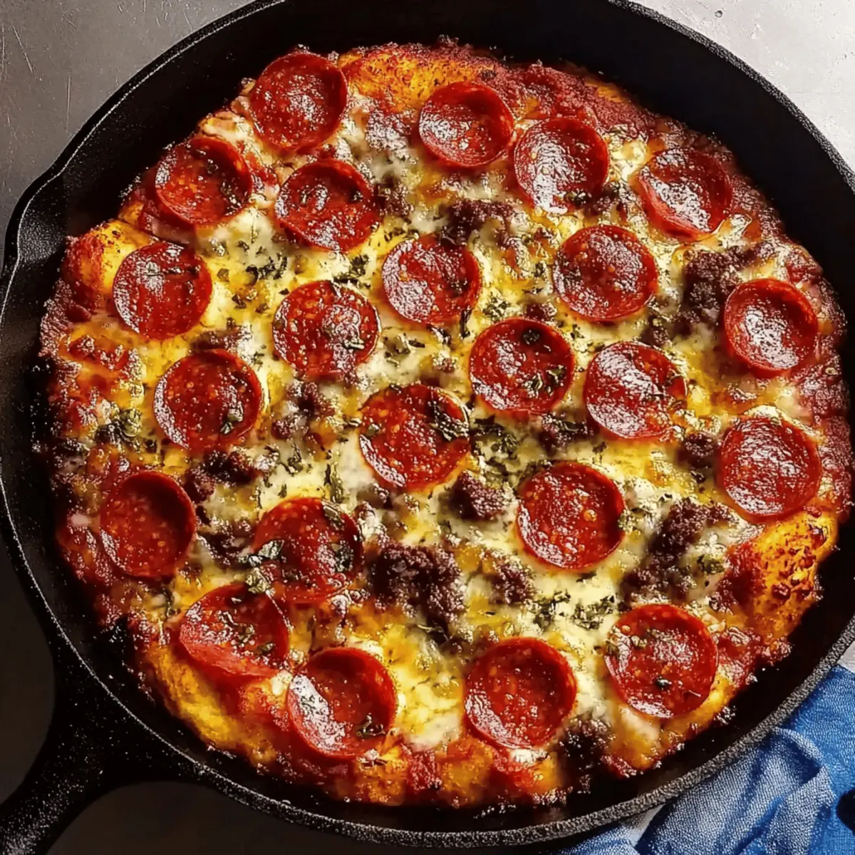 Crispy Cast Iron Skillet Pizza That'll Wow Your Family