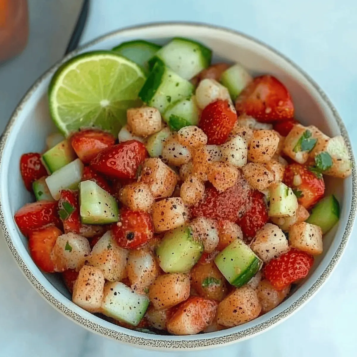 Fresh Strawberry Jicama Salad for a Crisp Summer Delight