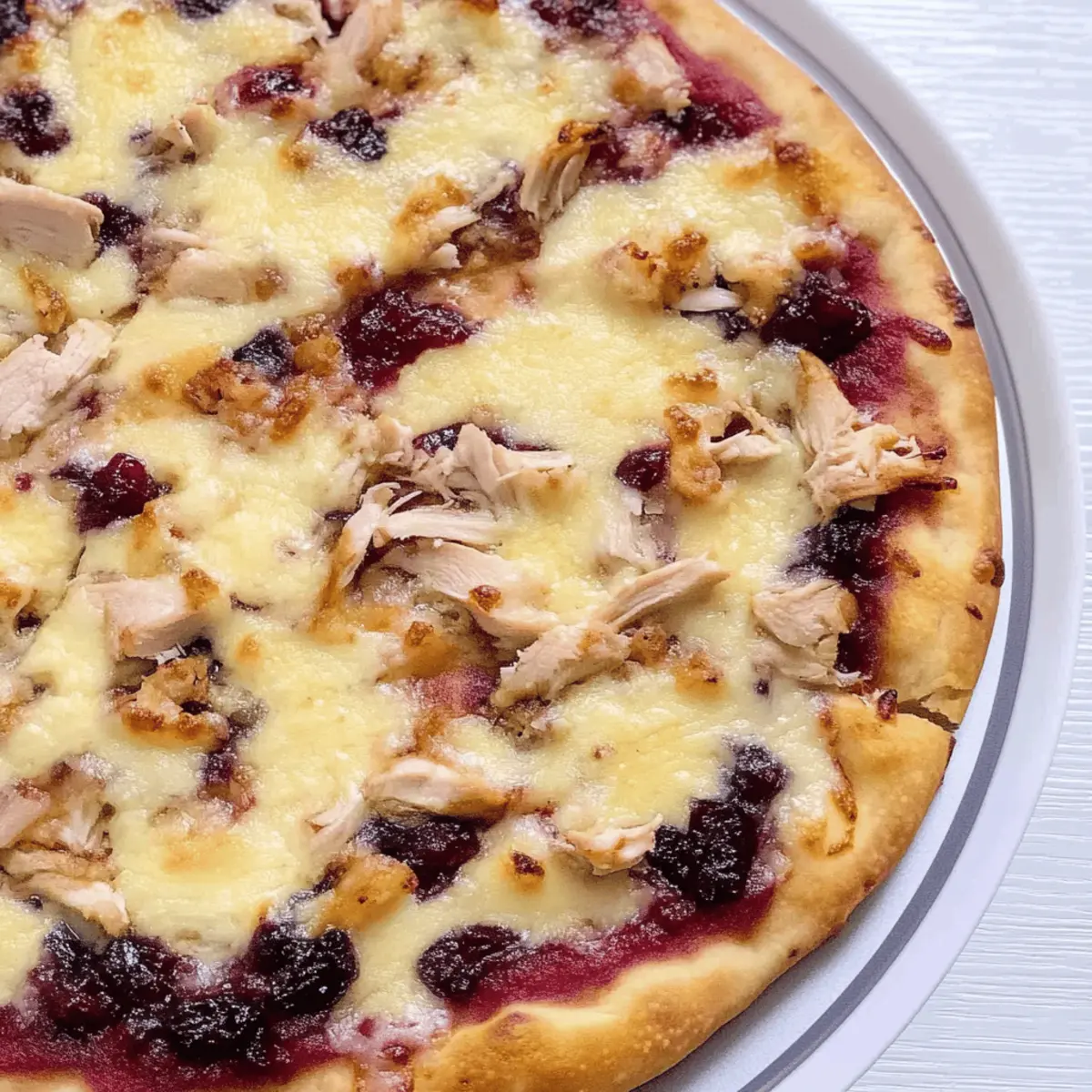 Cranberry Brie Chicken Pizza: A Cozy Flavor Adventure