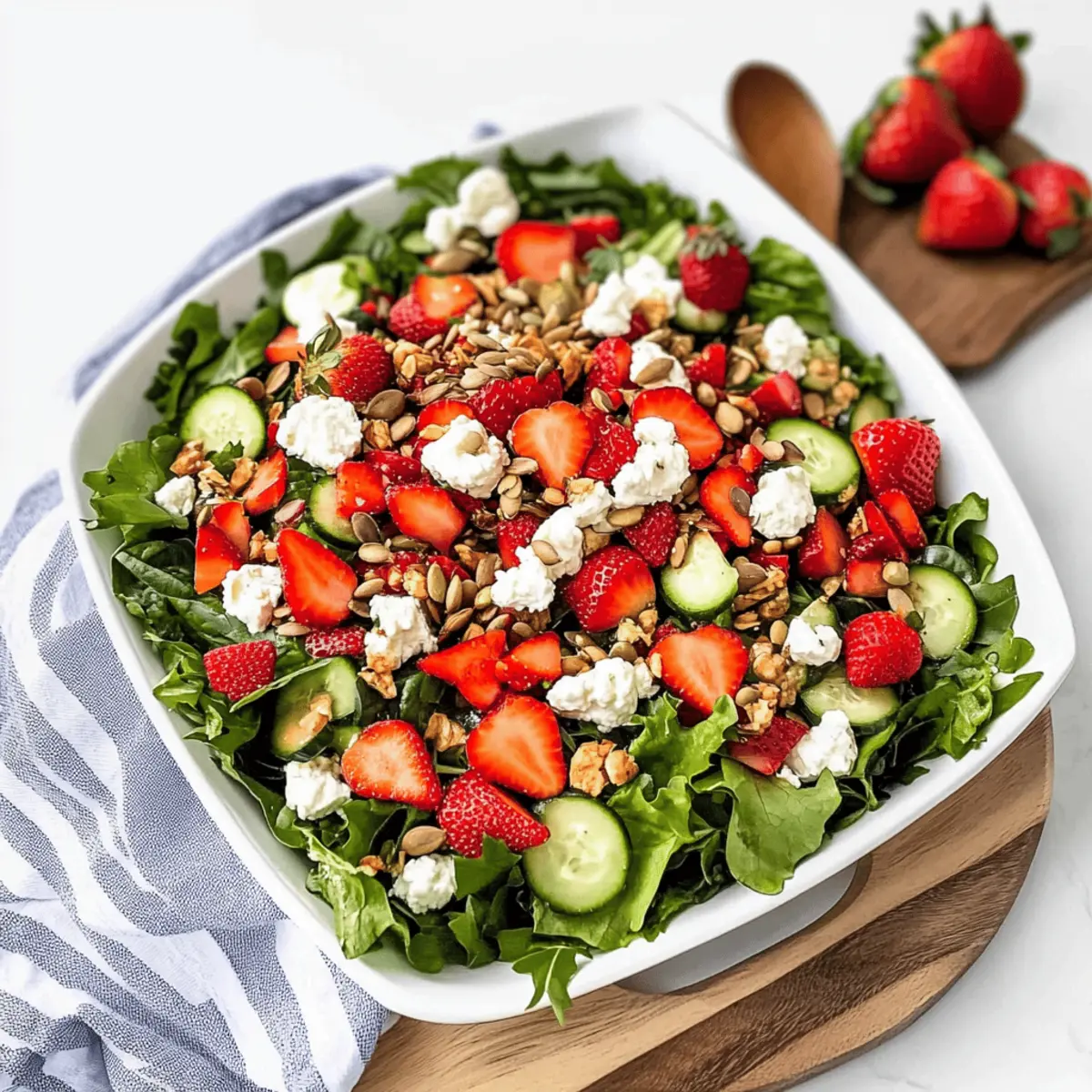 Strawberry Goat Cheese Salad: Sweet, Savory, and So Easy!