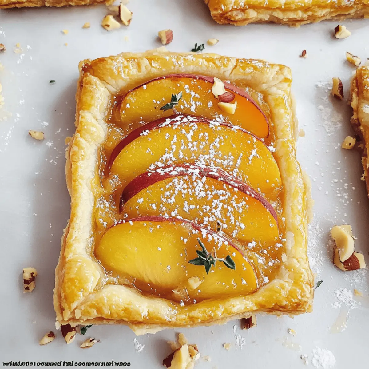 Peach Puff Pastry Tart: A Quick Summer Delight to Savor