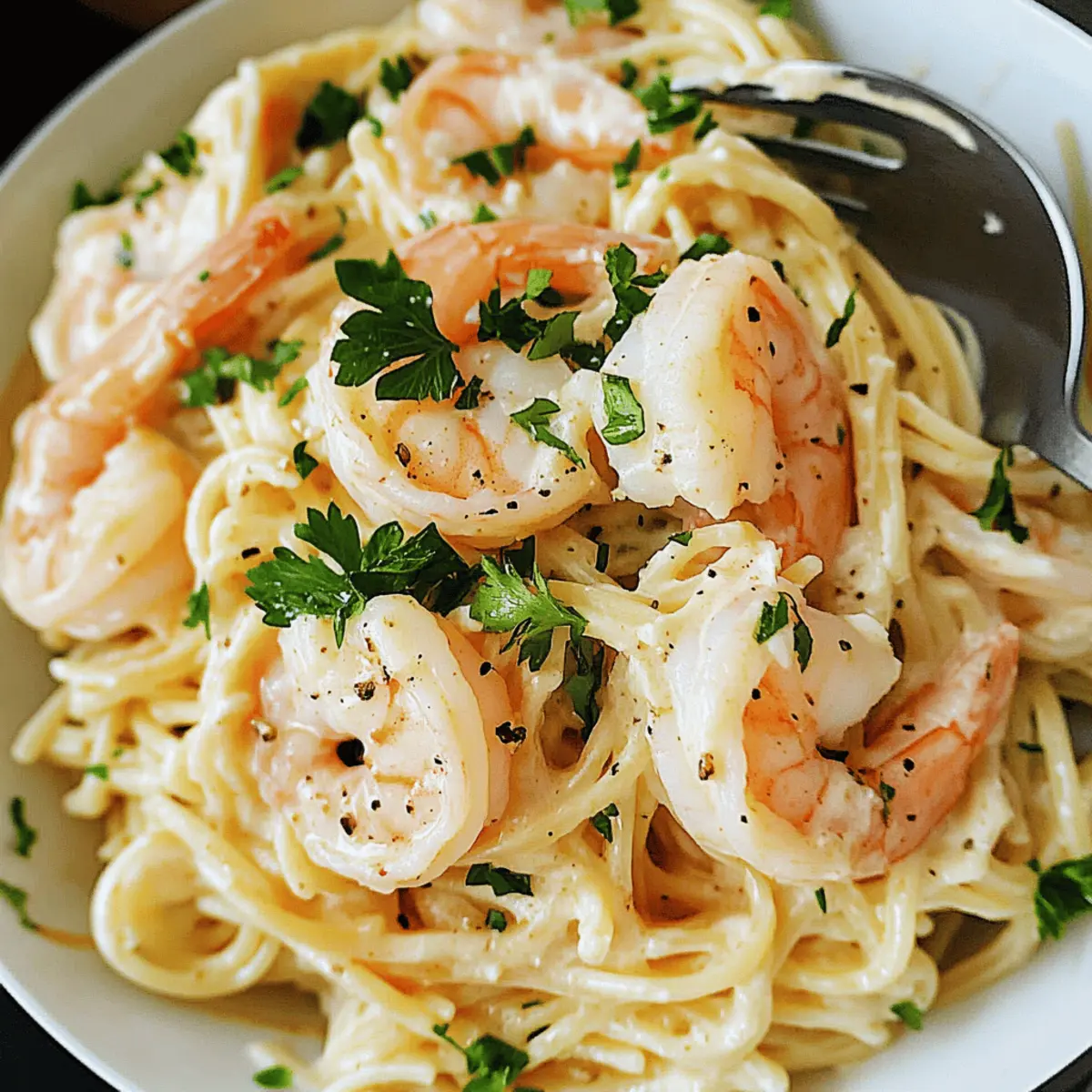 Creamy Prawn Alfredo Pasta for a Quick Comfort Meal