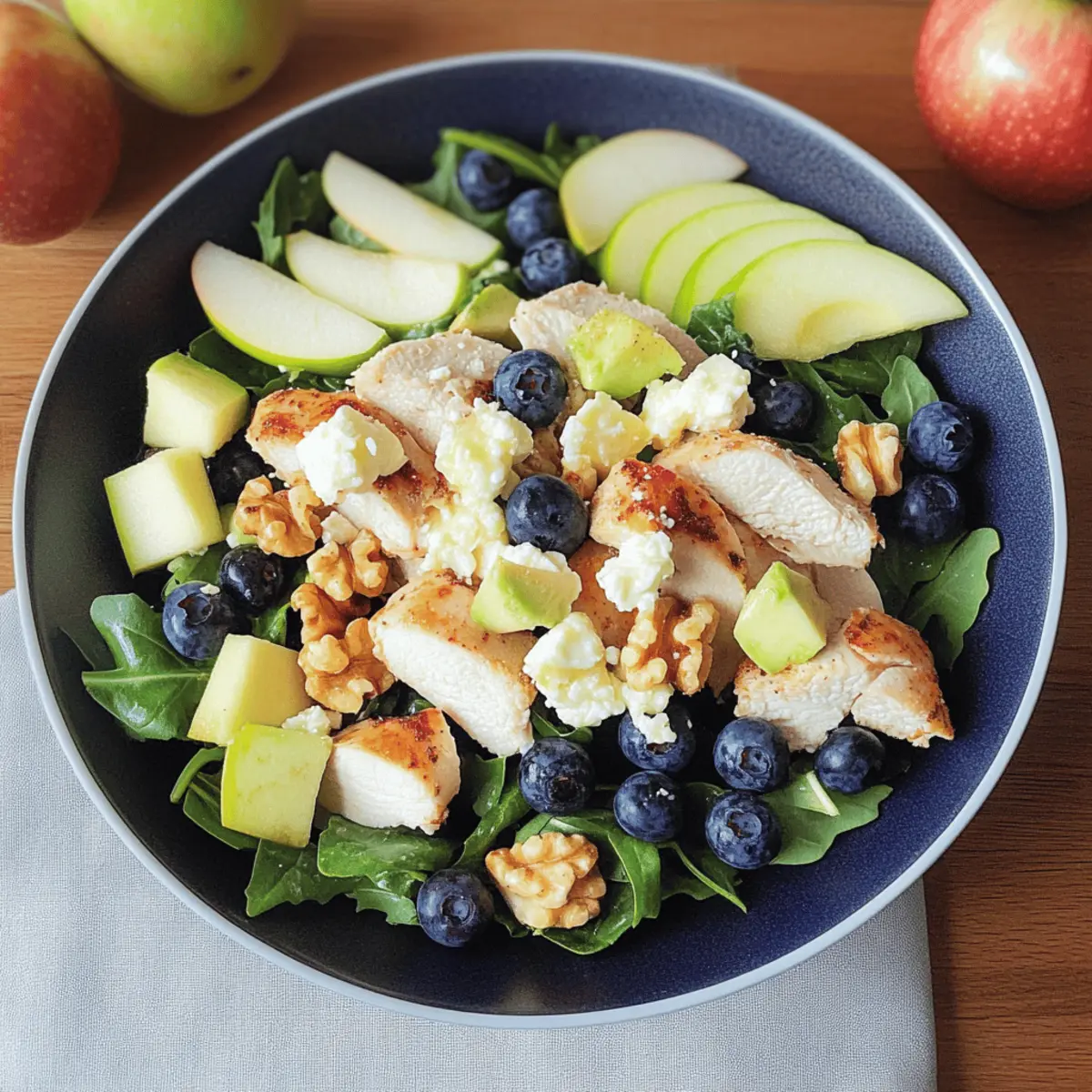 Grilled Chicken and Blueberry Salad for a Refreshing Summer Lunch