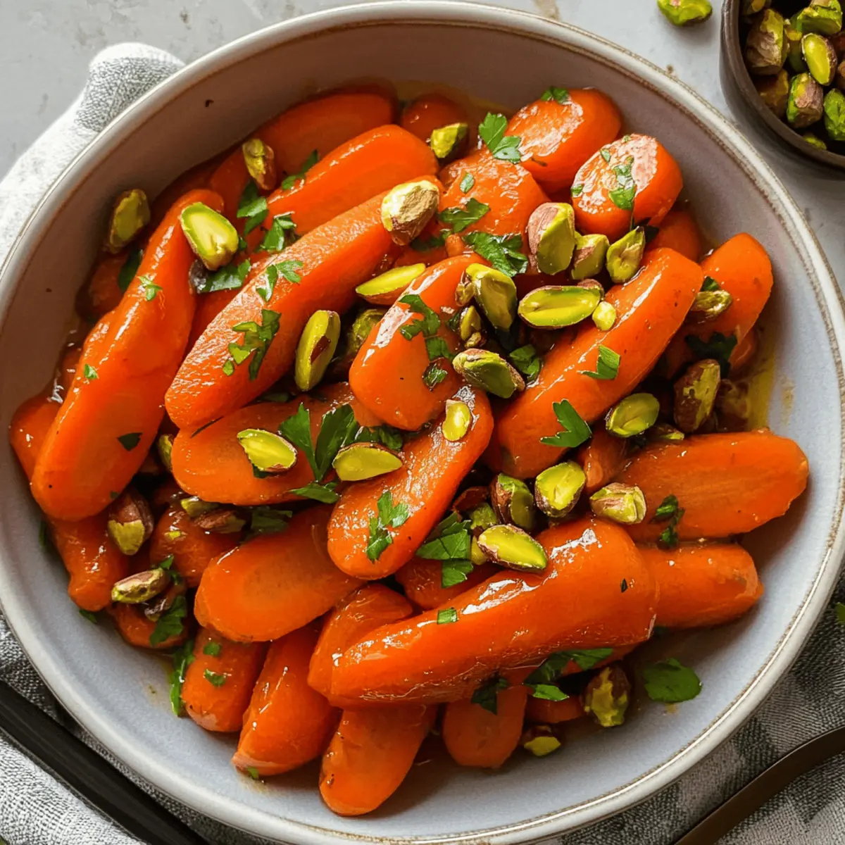 Glazed Carrots with Pistachios for a Sophisticated Side Dish