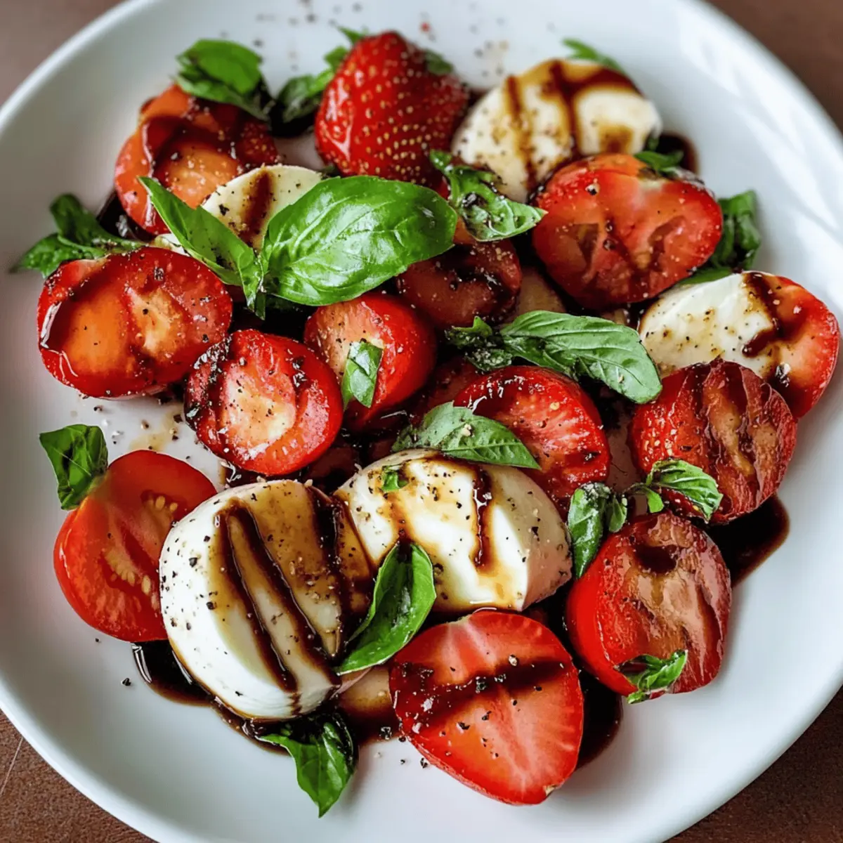 Balsamic Strawberry Caprese That Brightens Your Summer Days