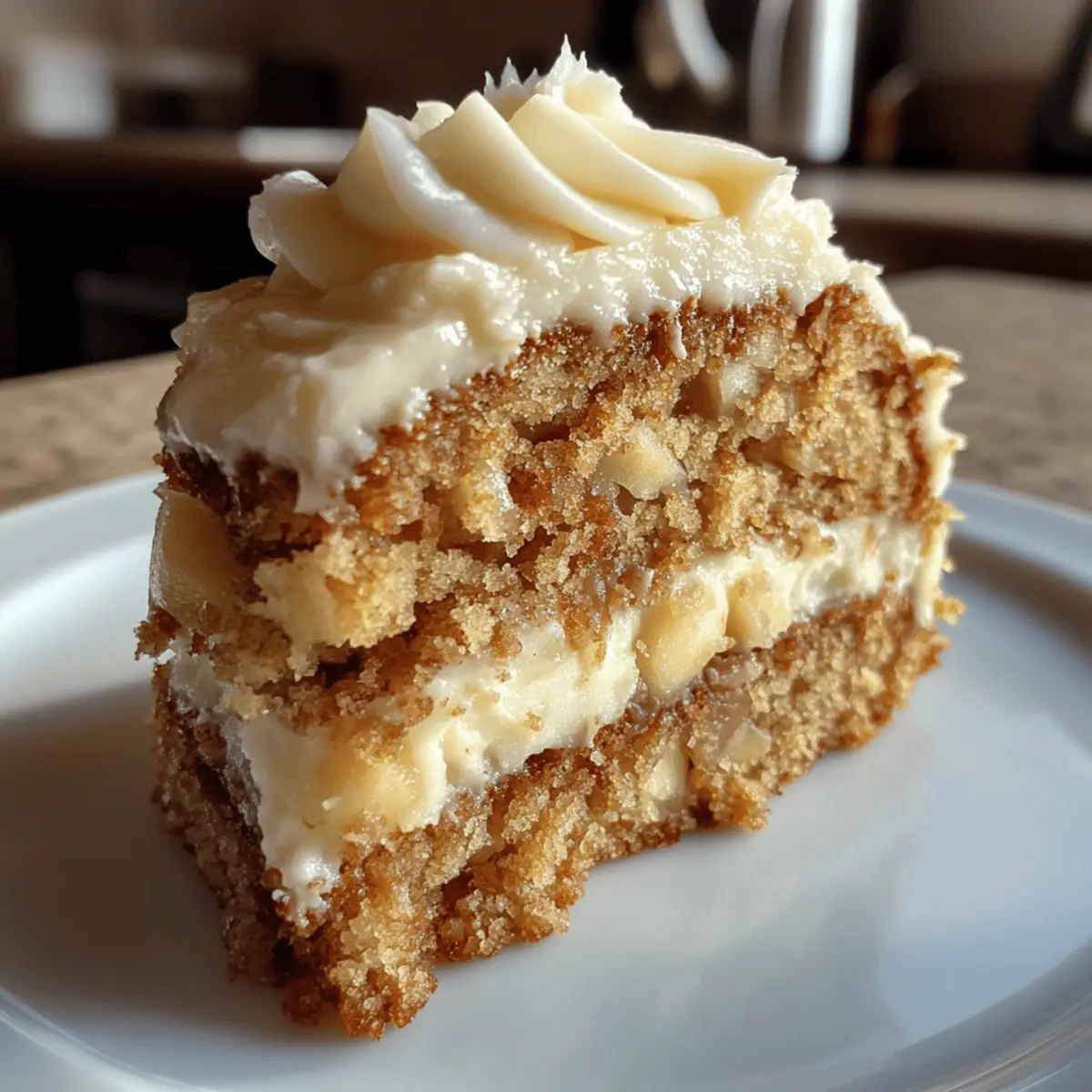 Delicious Apple Cake with Cream Cheese Frosting for Joyful Gatherings