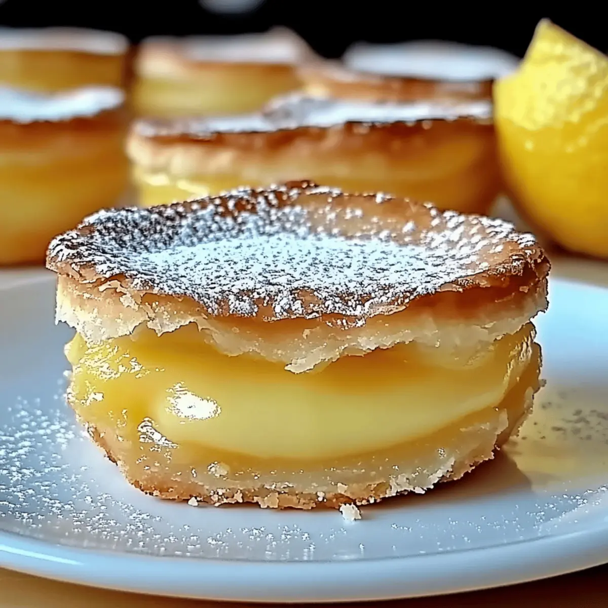 Delightful Baby Lemon Impossible Pies: Easy Bite-Sized Joy