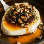 Baked Brie with Fig Jam and Walnuts