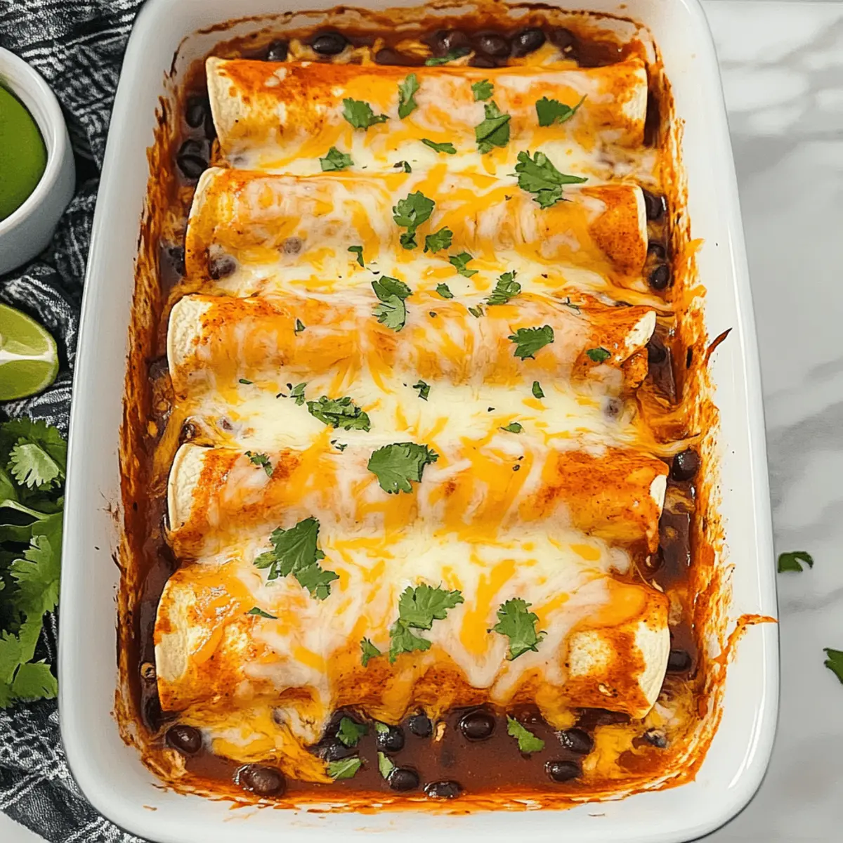 Irresistible Black Bean and Chicken Enchiladas You’ll Love