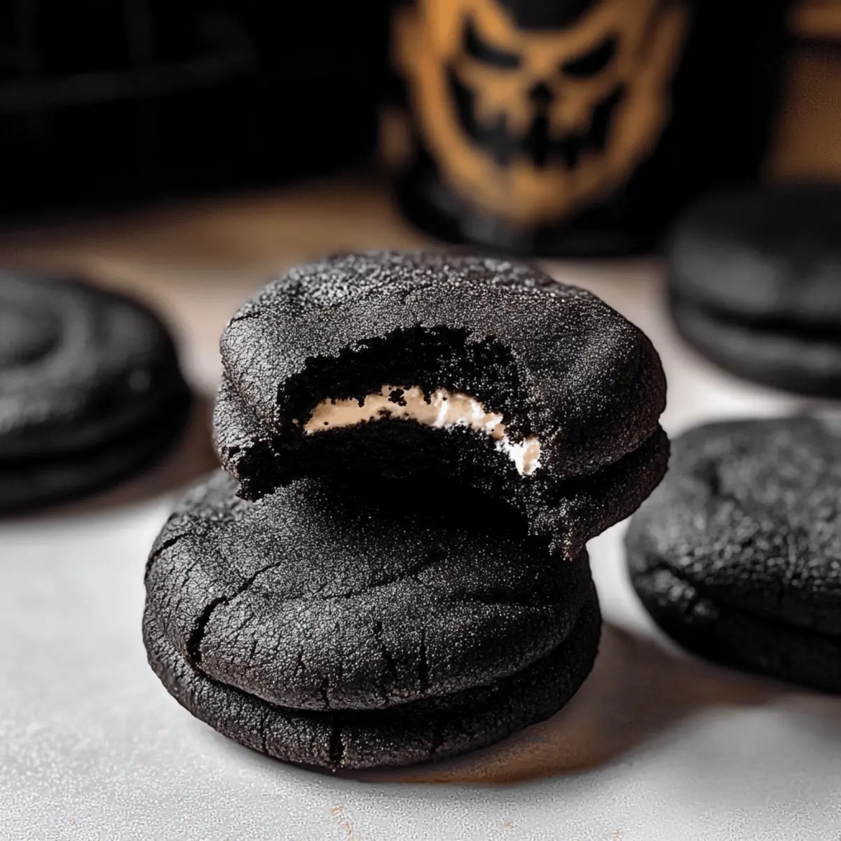 Rich Black Velvet Cheesecake Cookies You'll Love This Halloween