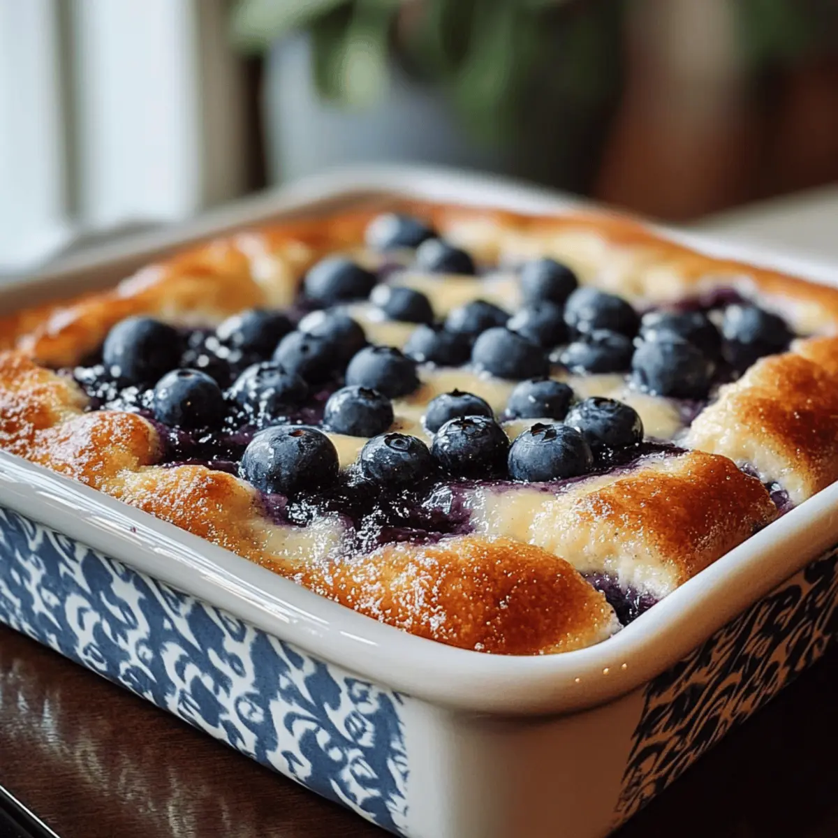 Delicious Blueberry Buttermilk Pancake Casserole for Mornings