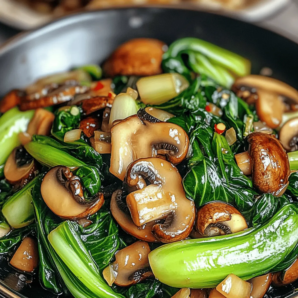 Quick and Flavorful Bok Choy and Mushroom Stir Fry Delight