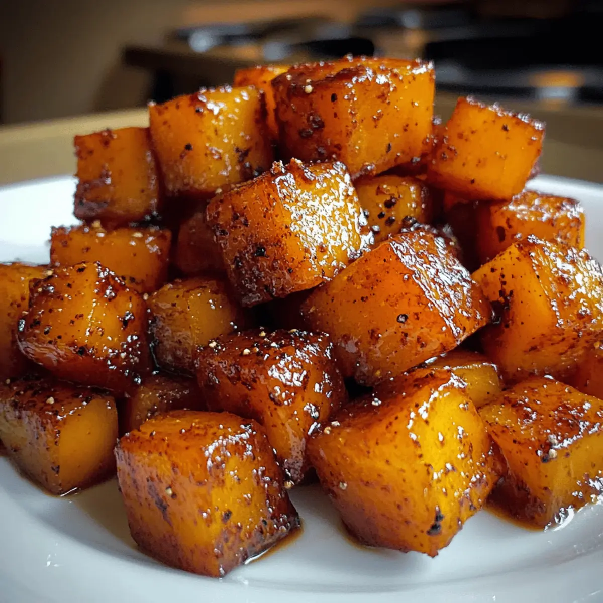 Sweet & Savory Brown Sugar Roasted Butternut Squash Delight