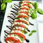 Candy Cane Caprese Salad
